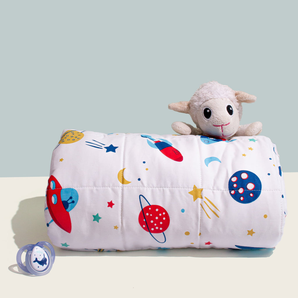 Weighted Children's Blanket - Space